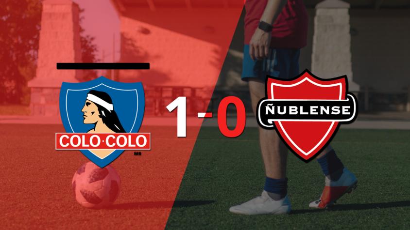 A Colo Colo le alcanzó con un gol para derrotar a Ñublense en Monumental