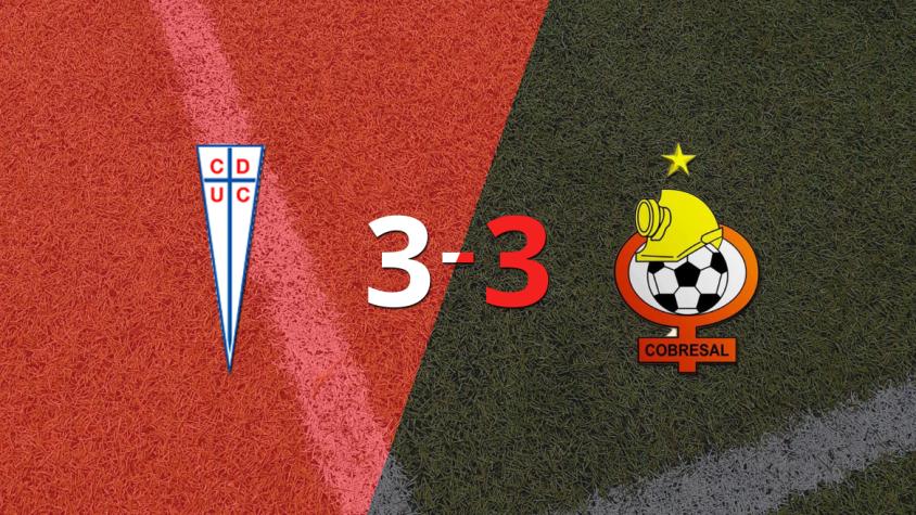 Apasionante empate 3-3 entre U. Católica y Cobresal