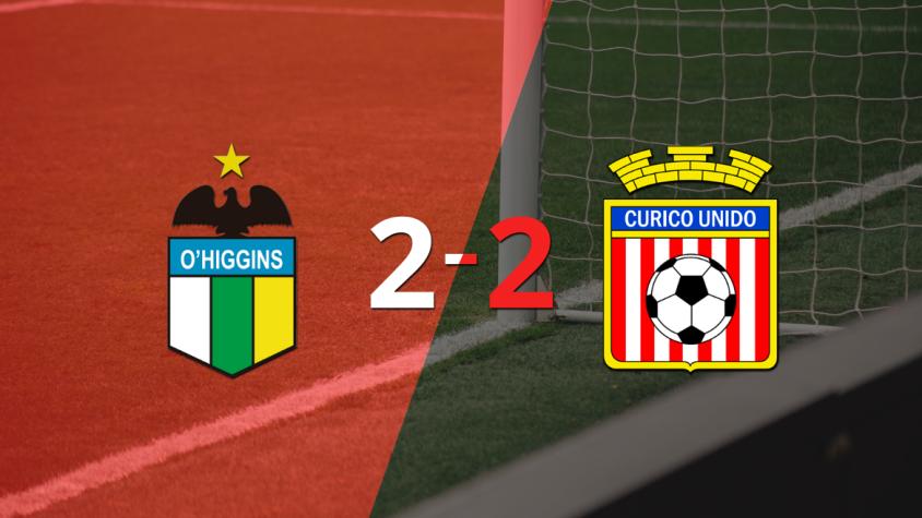 Empate a 2 entre O'Higgins y Curicó Unido