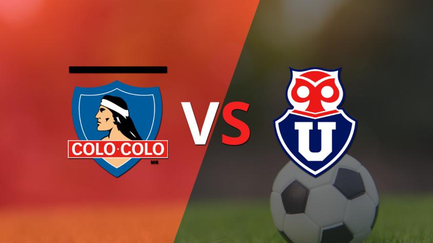 Con un empate en 0, empieza el segundo tiempo entre Colo Colo y Universidad de Chile