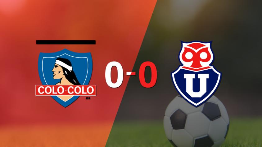 Con un empate 0-0 terminó el Superclásico  entre Colo Colo y Universidad de Chile