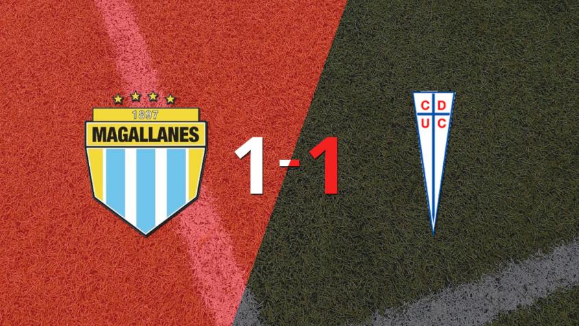 Magallanes y U. Católica empataron 1 a 1
