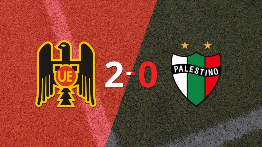 Palestino cayó 2-0 en su visita a Unión Española