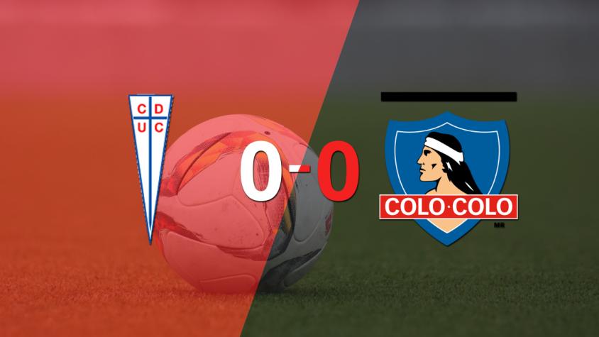 Cero a cero terminó el partido entre U. Católica y Colo Colo