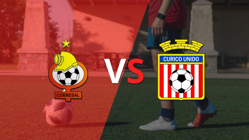 Cobresal gana por 2 el juego ante Curicó Unido