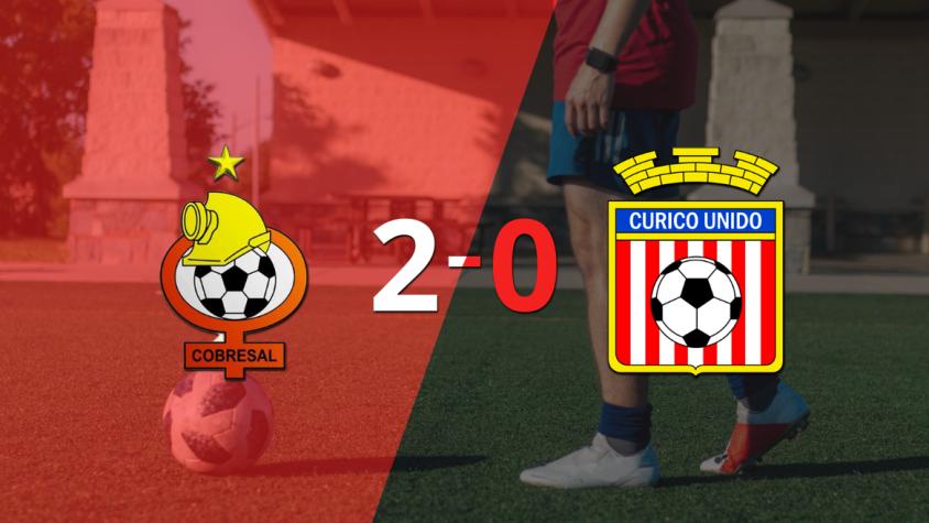 Sólido triunfo de Cobresal por 2-0 frente a Curicó Unido