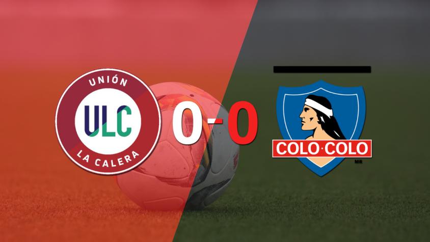 U. La Calera y Colo Colo igualaron sin goles en el marcador
