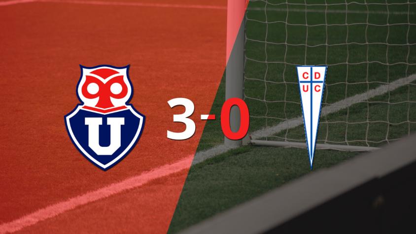 Universidad de Chile terminó con goleada 3-0 el clásico universitario