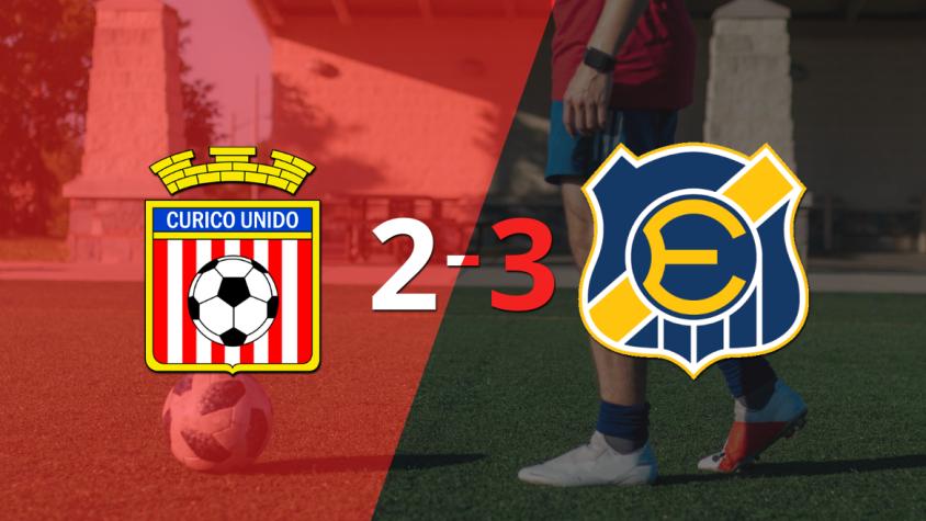En un partido increíble, Everton le ganó a Curicó Unido por 3 a 2