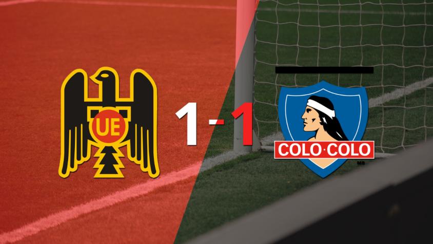 Unión Española y Colo Colo se repartieron los puntos en un 1 a 1 Unión Española y Colo Colo se repartieron los puntos en un 1 a 1