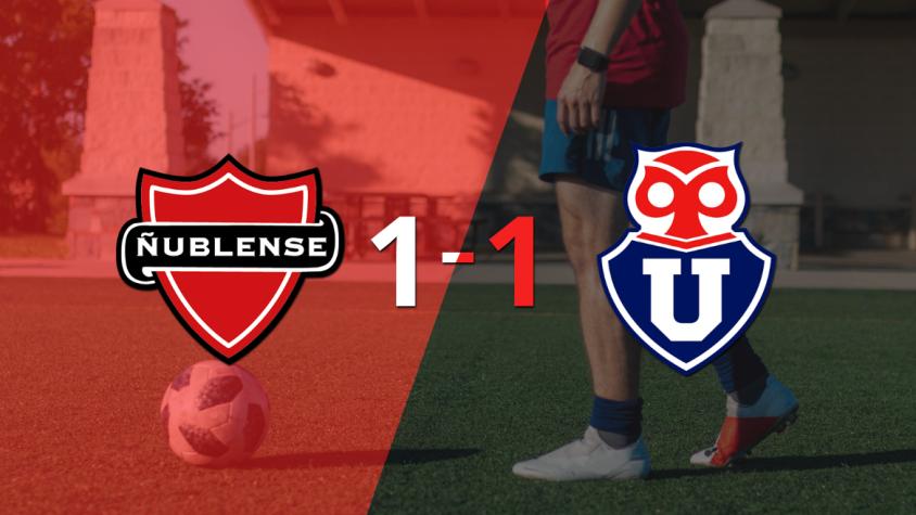 Ñublense y Universidad de Chile se reparten los puntos y empatan 1-1