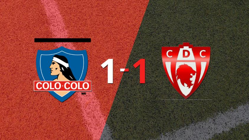 Colo Colo no pudo en casa ante D. Copiapó y empataron 1-1