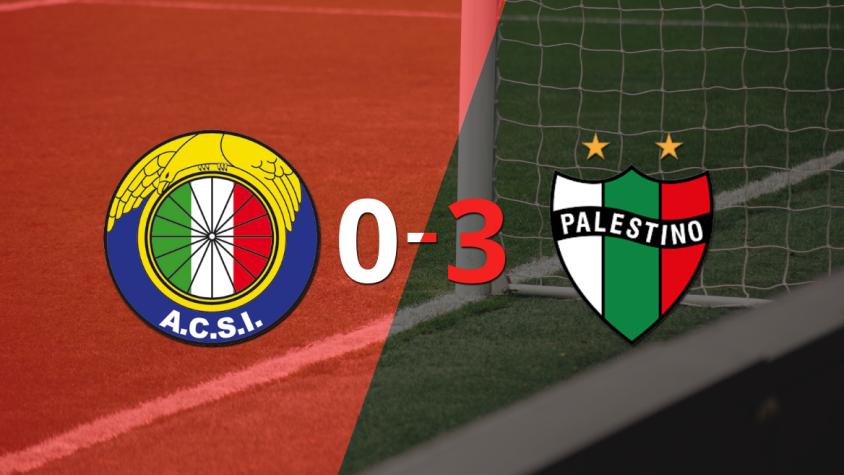 Palestino venció con contundencia a Audax Italiano