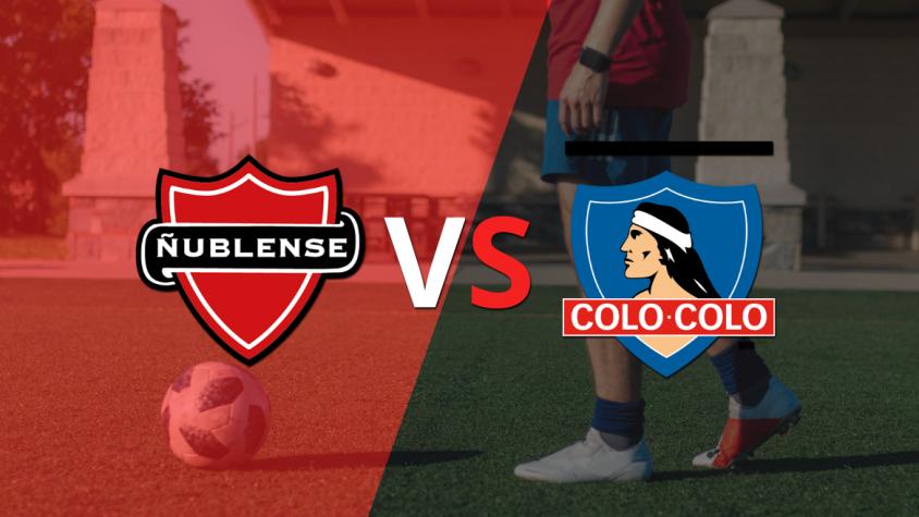 Inicia el segundo tiempo sin goles entre Ñublense y Colo Colo