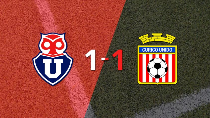 Universidad de Chile no pudo en casa ante Curicó Unido y empataron 1-1 