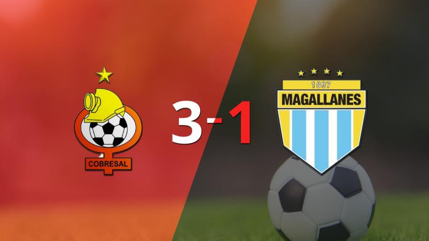 Con doblete de Leonardo Valencia, Cobresal derrotó a Magallanes