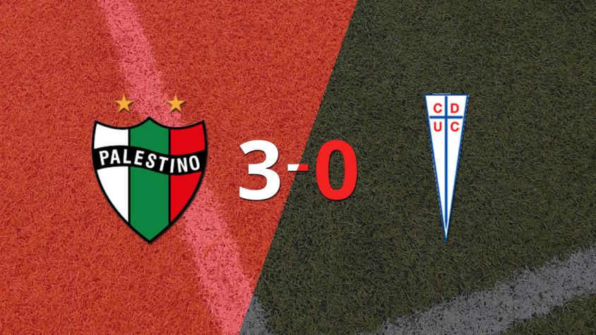 Palestino liquidó en su casa a U. Católica por 3 a 0