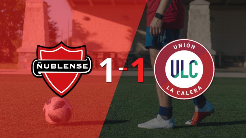 U. La Calera empató 1-1 en su visita a Ñublense
