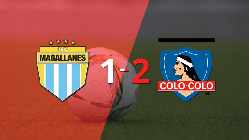 Victoria apretada de Colo Colo por 2-1 sobre Magallanes
