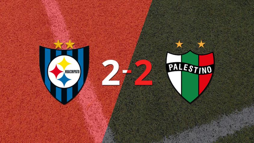 Huachipato y Palestino firman un empate en dos