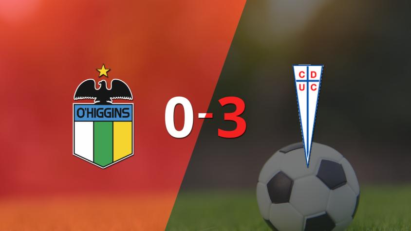Goleada de U. Católica a O'Higgins con hat-trick de Fernando Zampedri