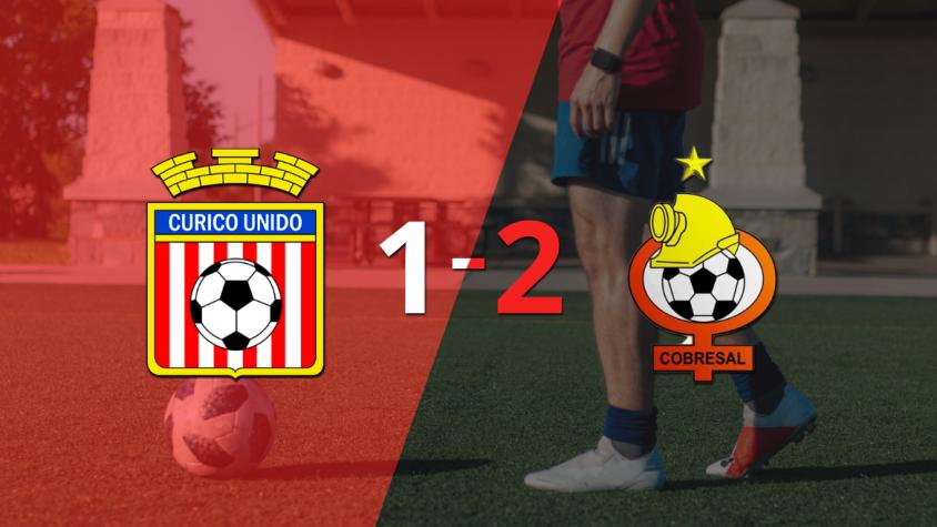 Cobresal superó 2-1 a Curicó Unido como visitante