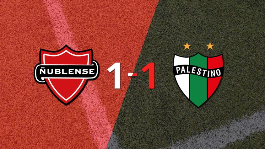 Ñublense y Palestino empataron 1 a 1