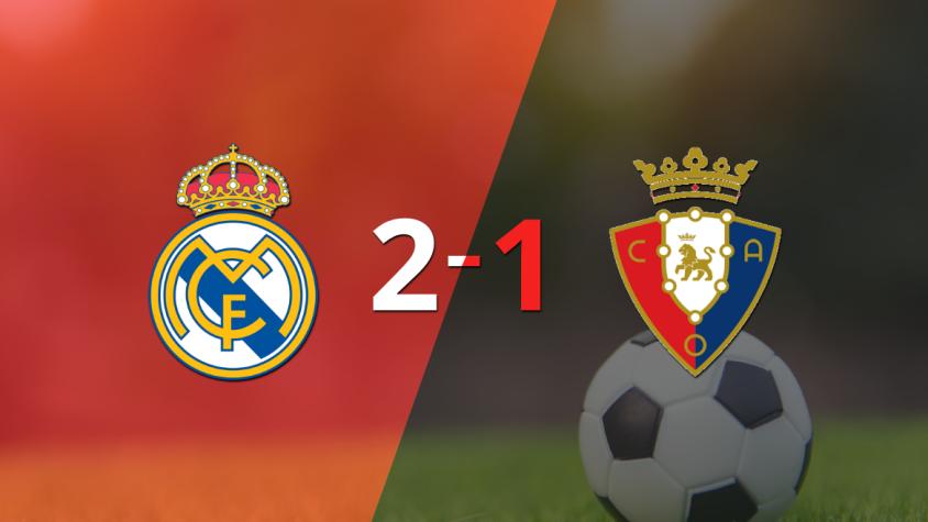 Real Madrid es campeón al vencer 2-1 a Osasuna