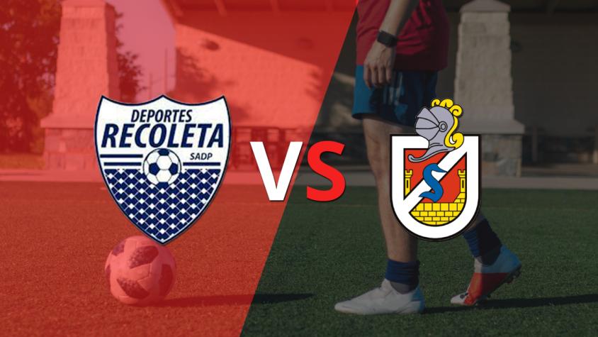 Inicia el segundo tiempo sin goles entre Recoleta y D. La Serena