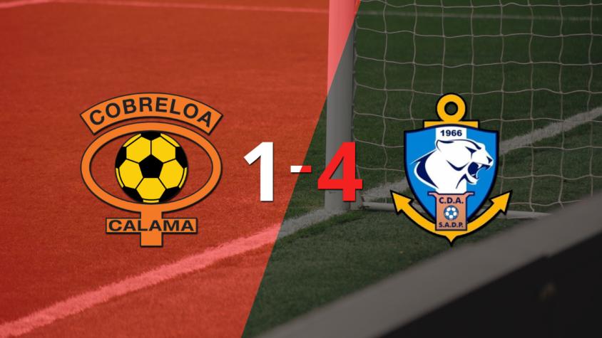 Cobreloa cayó ante D. Antofagasta con dos goles de Rodrigo Contreras
