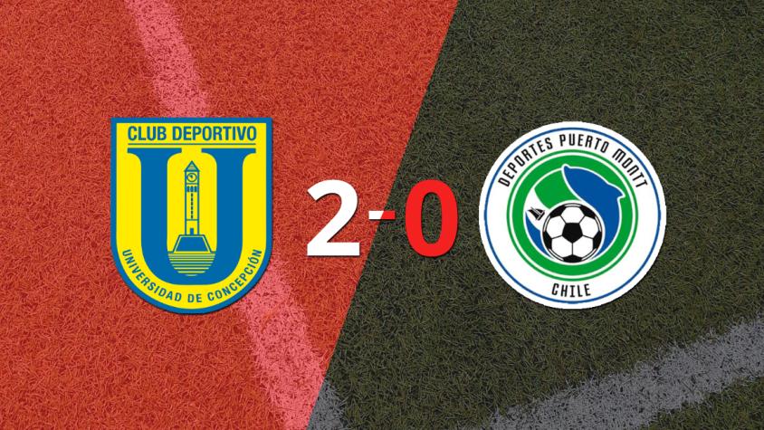 En su casa, U. Concepción derrotó por 2-0 a D. Puerto Montt