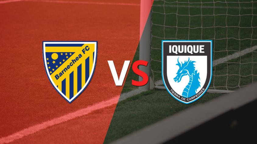 Arranca el segundo tiempo sin goles entre A.C. Barnechea y Deportes Iquique