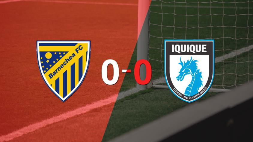 Sin goles, A.C. Barnechea y Deportes Iquique igualaron el partido