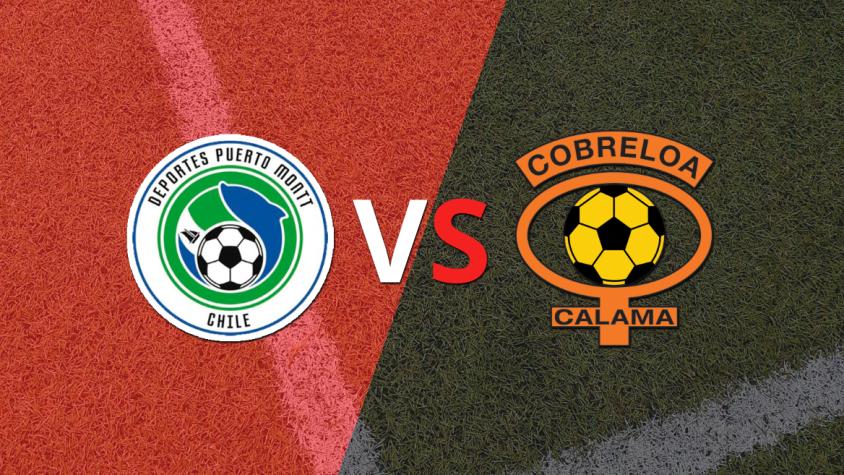 D. Puerto Montt y Cobreloa llegan al segundo tiempo sin goles
