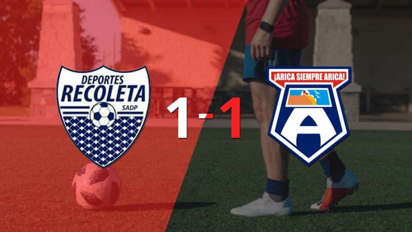 Recoleta y San Marcos se reparten los puntos y empatan 1-1