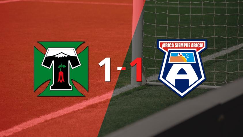 Deportes Temuco y San Marcos se repartieron los puntos en un 1 a 1