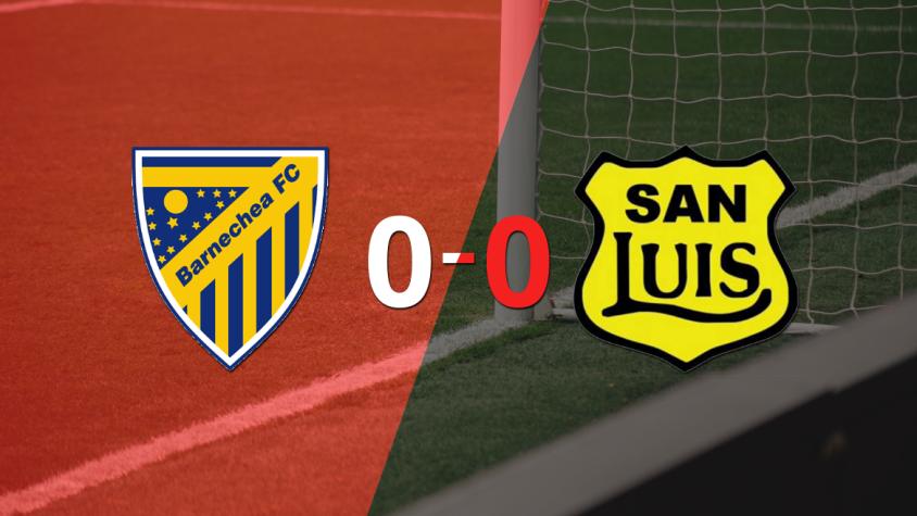 Sin goles, A.C. Barnechea y San Luis igualaron el partido