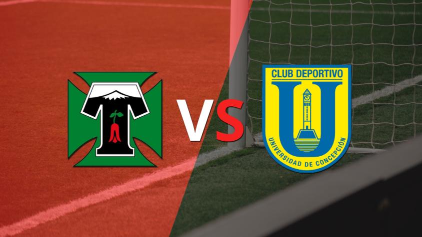 Deportes Temuco pudo empatar el partido frente a U. Concepción