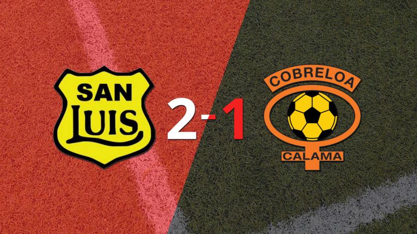 Juan Méndez anota doblete en la victoria por 2 a 1 de San Luis sobre Cobreloa Juan Méndez anota doblete en la victoria por 2 a 1 de San Luis sobre Cobreloa