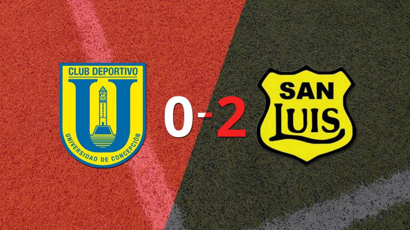 San Luis le ganó como visitante a U. Concepción por 2 a 0