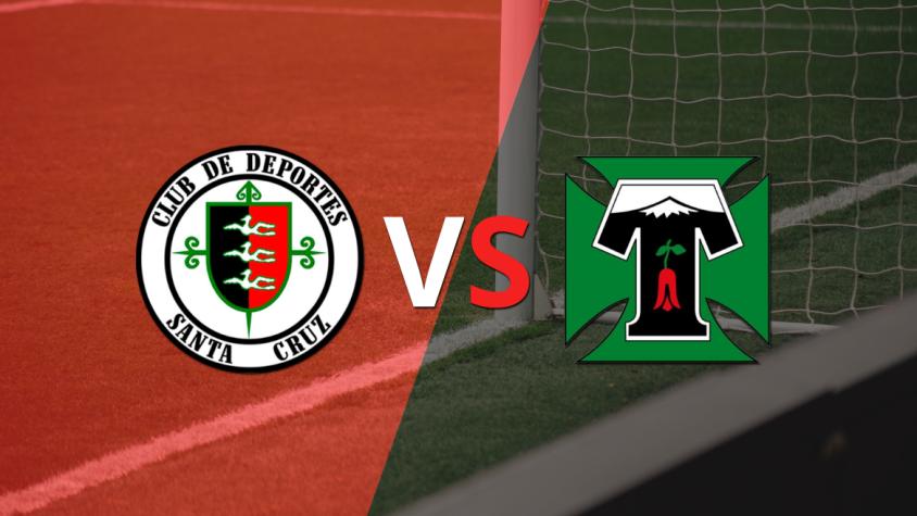 Deportes Temuco iguala el juego ante Dep. Santa Cruz