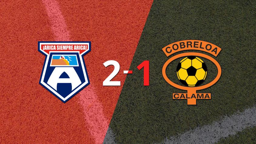 San Marcos superó a Cobreloa con dos tantos de Mikel Arguinarena