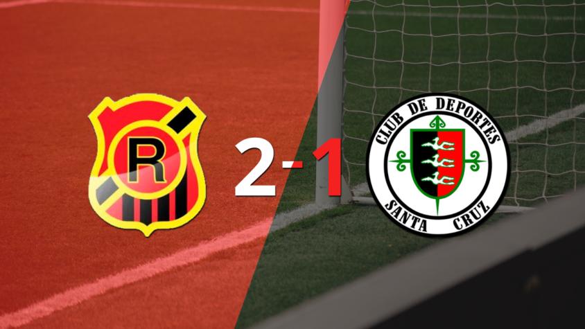 Rangers logró una victoria de local por 2 a 1 frente a Dep. Santa Cruz