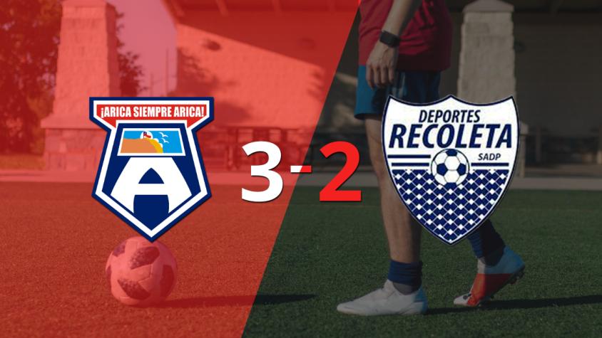A puro gol, San Marcos se quedó con la victoria frente a Recoleta por 3 a 2