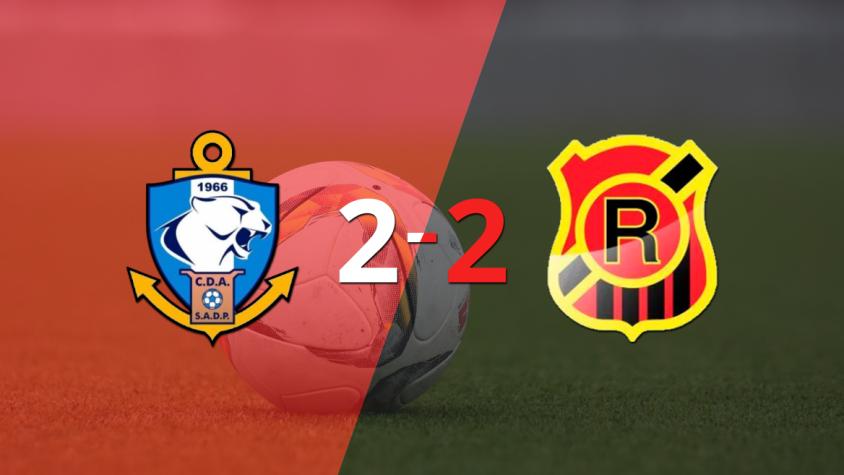 D. Antofagasta y Rangers igualaron por 2 en un vibrante partido