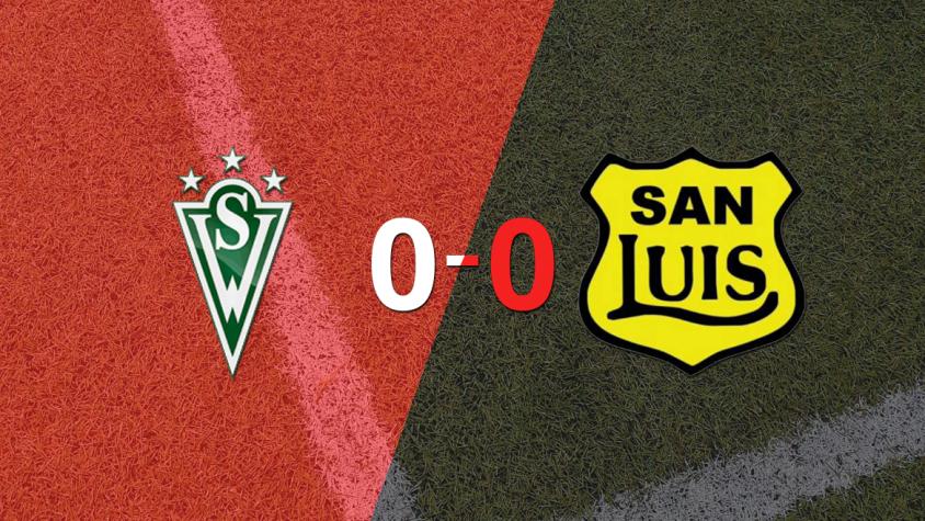 Santiago Wanderers y San Luis no se sacaron ventaja y terminaron sin goles