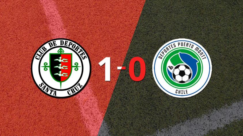 Dep. Santa Cruz le ganó 1-0 como local a D. Puerto Montt