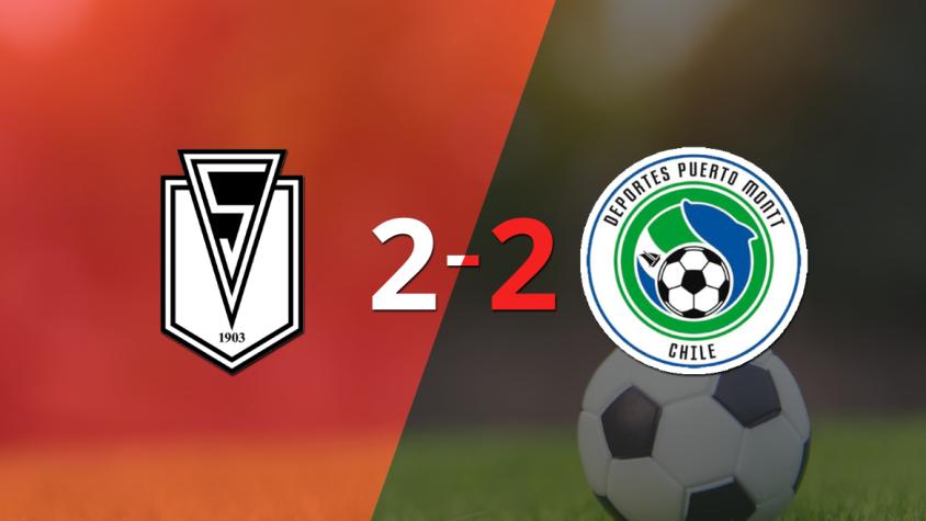 Muchos goles en el empate a 2 entre Santiago Morning y D. Puerto Montt