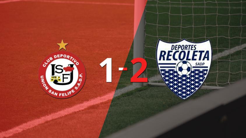 Roberto Riveros ayudó con doblete a Recoleta en victoria frente a U. San Felipe