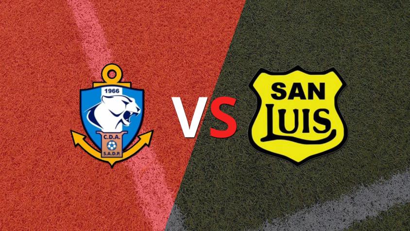 D. Antofagasta logró igualar el marcador ante San Luis